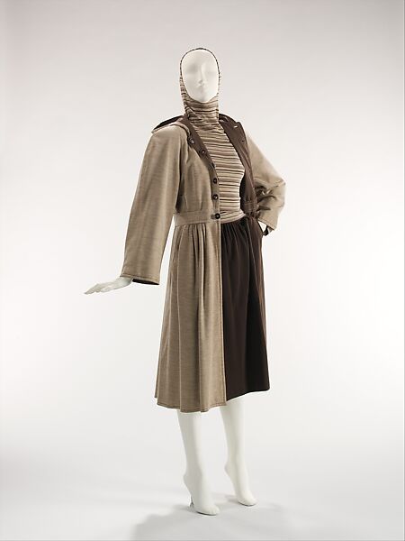 Ensemble, Claire McCardell (American, 1905–1958), wool, cotton, American 