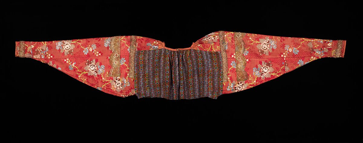 Ensemble, silk, metal, cotton, Russian