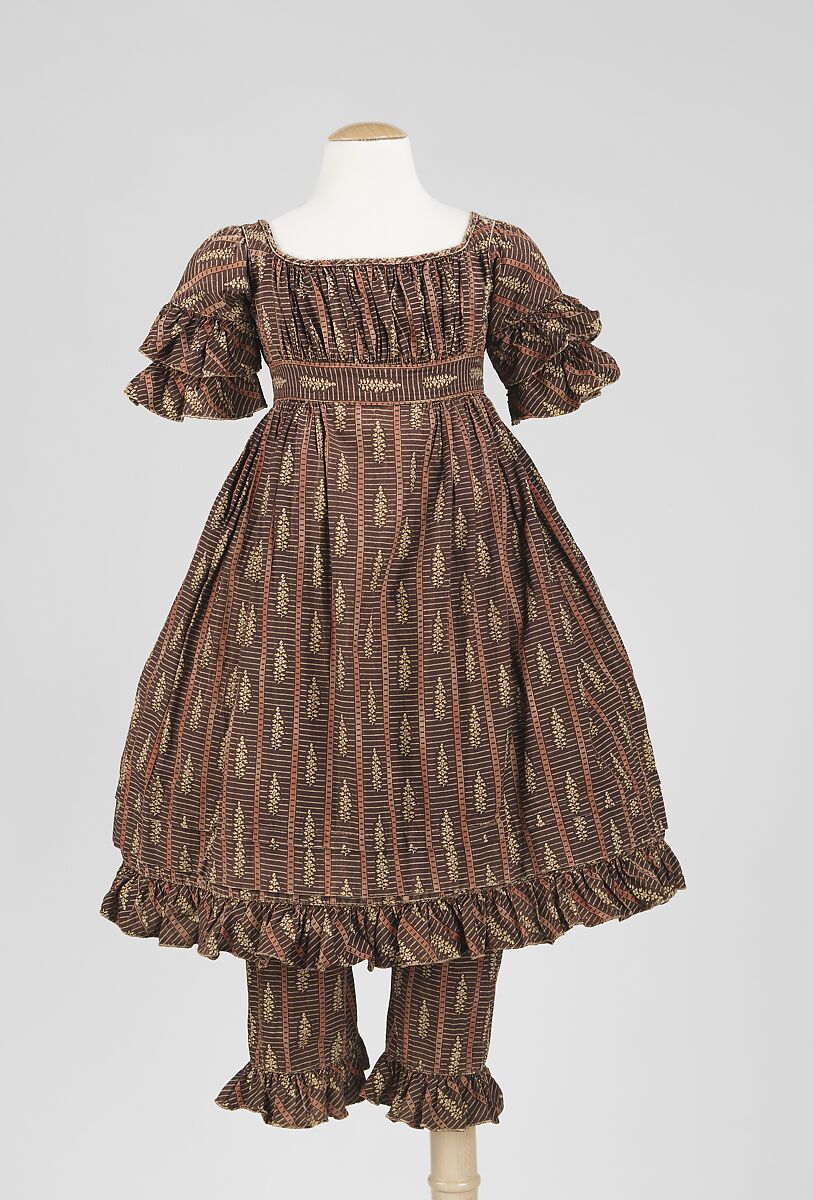 Dress, cotton, American 