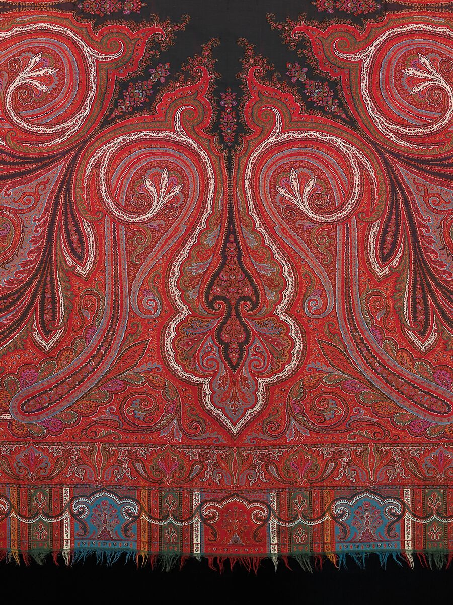 Shawl, wool, Scottish