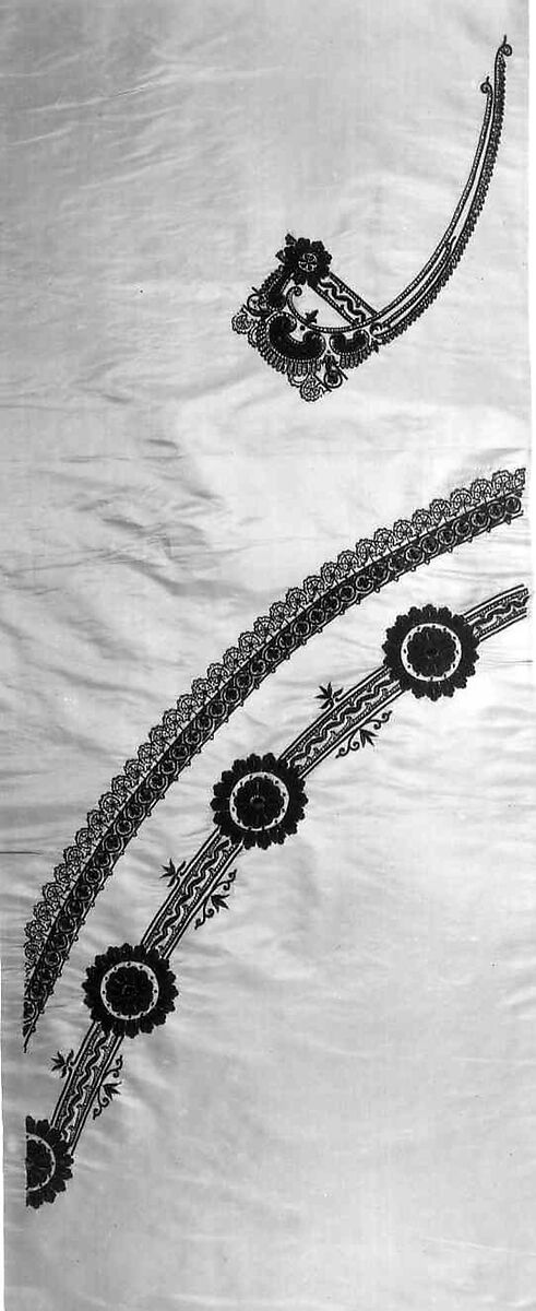 Habit à la disposition, silk, French