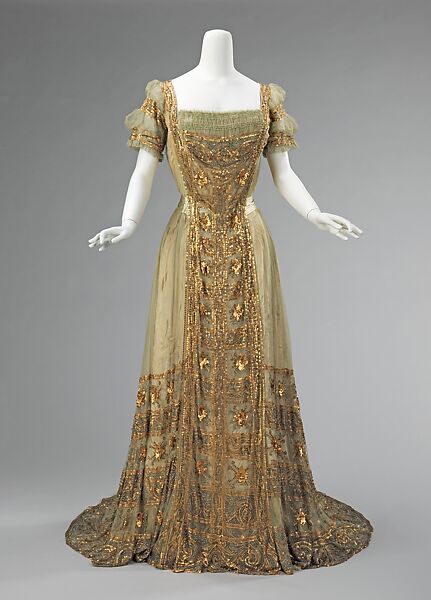 Ball gown, Mrs. Osborn Company (American), silk, American 