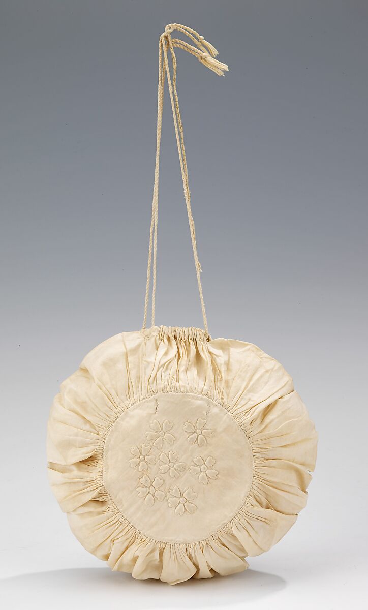 Reticule, cotton, American 