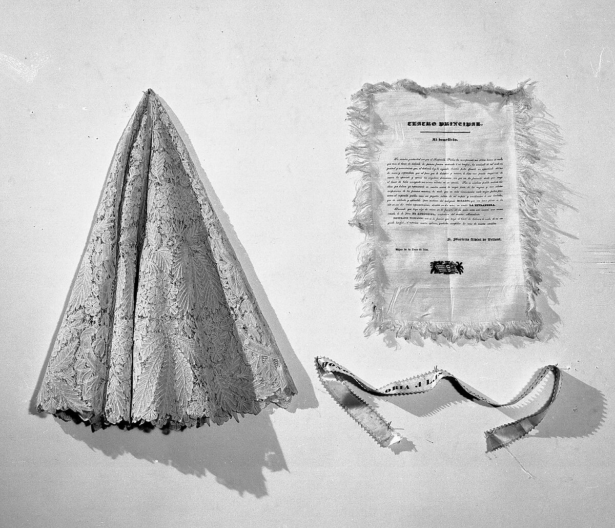 Parasol, linen, Belgian