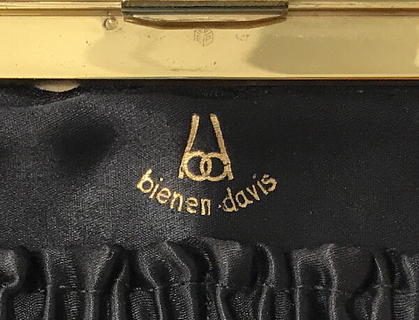 Bag, Bienen-Davis, leather, metal, American