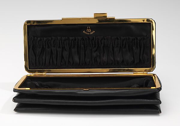 Bag, Bienen-Davis, leather, metal, American