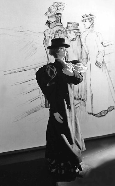 Raincoat, wool, American