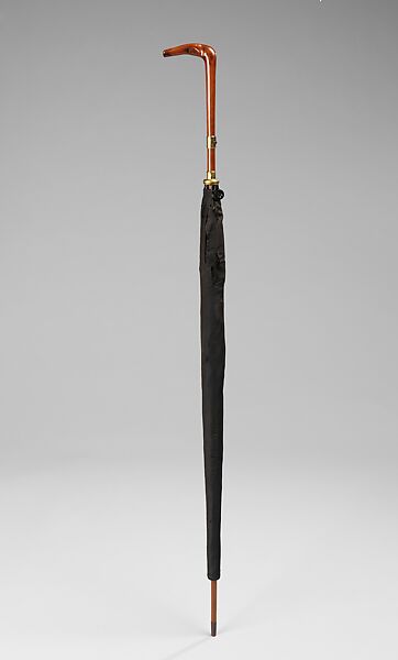 Umbrella, Martin, silk, wood, metal, American 