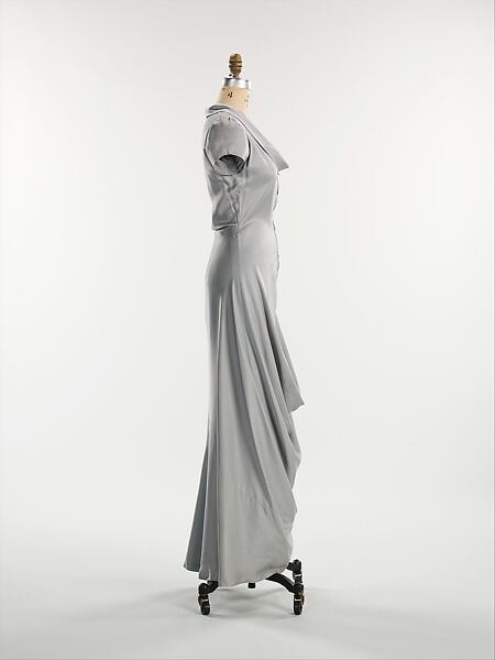 Evening dress, Schiaparelli (French, founded 1927), silk, French
