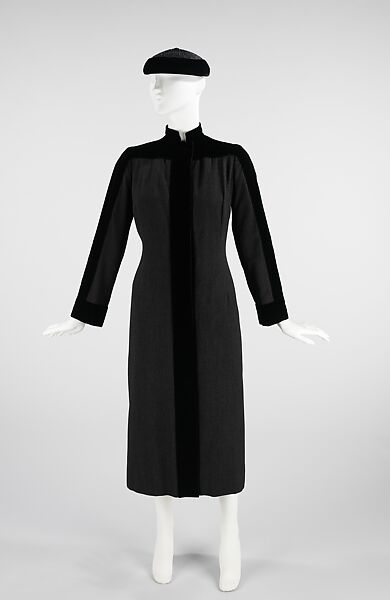 Ensemble, Mrs. Helen Cookman (American, 1894–1973), wool, silk, straw, American