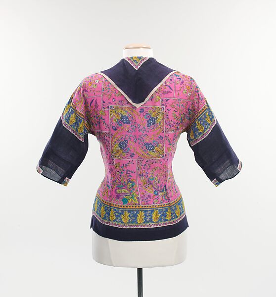 Blouse, Valentina (American, born Kyiv 1899–1989), wool, American