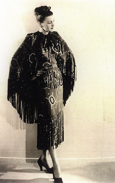 Ensemble, Gilbert Adrian (American, Naugatuck, Connecticut 1903–1959 Hollywood, California), synthetic, American