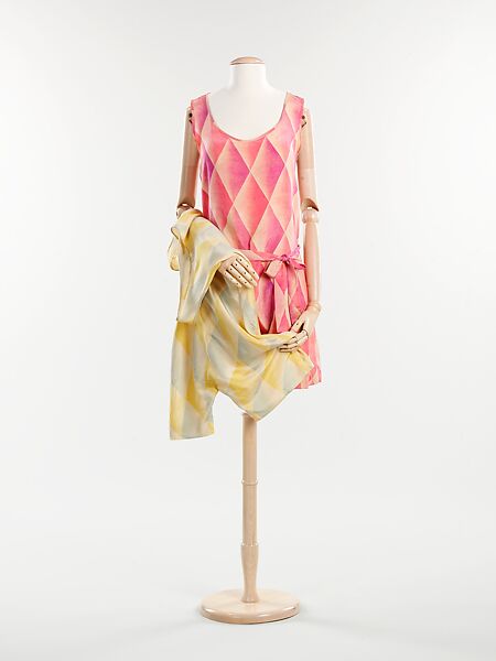 Playsuit, silk, probably French