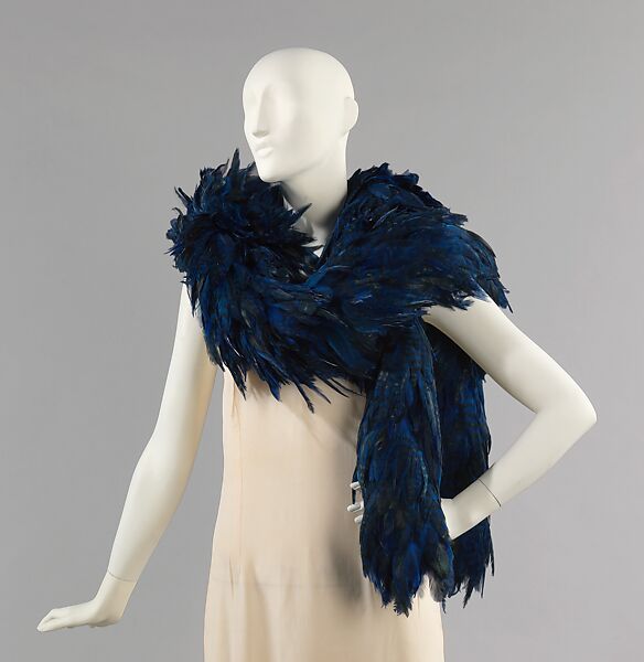 Boa, feathers, probably French 
