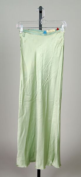 Evening dress, House of Lanvin (French, founded 1889), silk, metal, French
