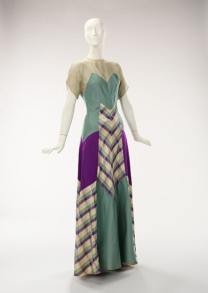 Evening dress, Elizabeth Hawes (American, Ridgewood, New Jersey 1903–1971 New York), silk, American 
