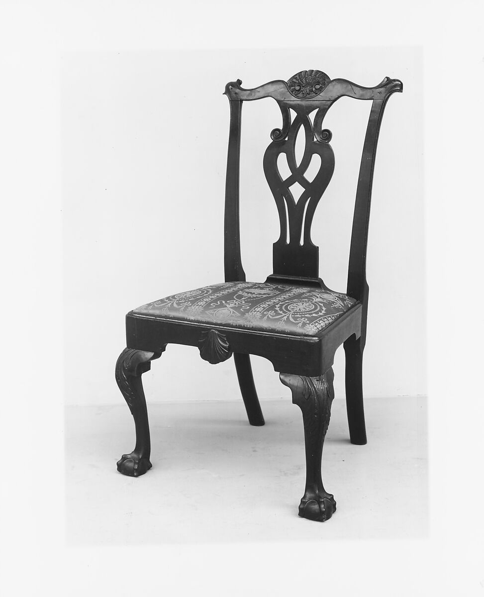 Side Chair, Mahogany, Atlantic white cedar, cherry, American 