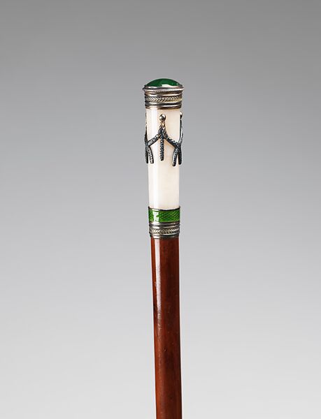 Parasol, Lafarge, silk, wood, metal, marble, enamel, French