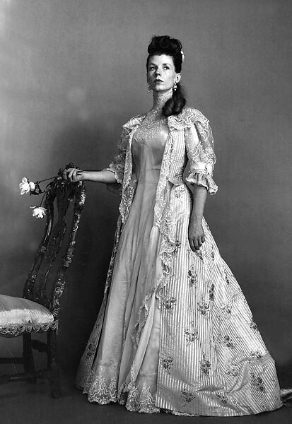 Tea gown, House of Worth (French, 1858–1956), silk, French