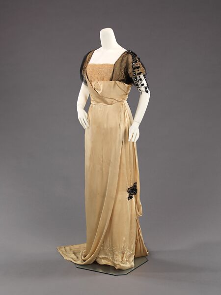 Evening dress, Paul Poiret (French, Paris 1879–1944 Paris), silk, French 