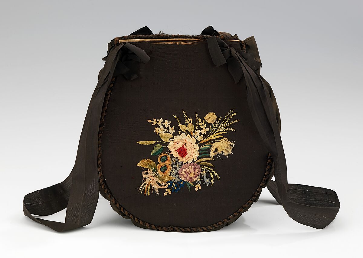 Bag, silk, American 