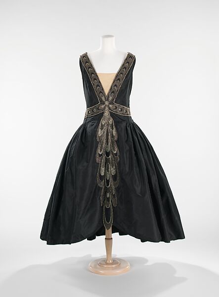 Robe de Style, House of Lanvin (French, founded 1889), silk, rhinestones, pearls, French 