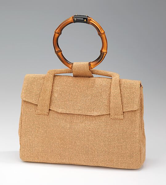 Bag, Cartier (French, founded Paris, 1847), leather, wool, wood, French 