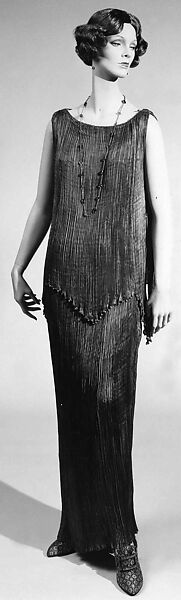 "Peplos", Fortuny (Italian, founded 1906), silk, glass, Italian