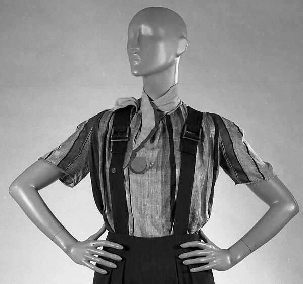 Neckpiece, Elizabeth Hawes (American, Ridgewood, New Jersey 1903–1971 New York), leather, metal, American