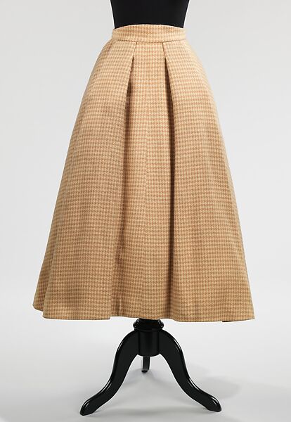 Skirt, Charles James (American, born Great Britain, 1906–1978), wool, American 