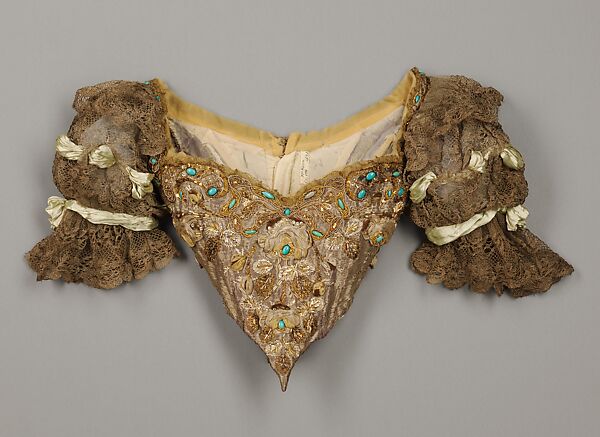 Evening dress, Jacques Doucet (French, Paris 1853–1929 Paris), silk, metal, plastic, French