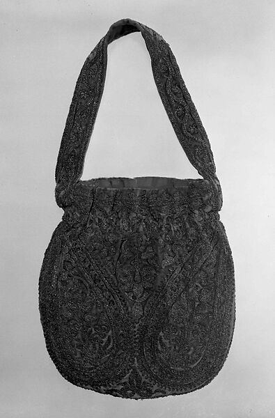 Evening bag, House of Lanvin (French, founded 1889), silk, metal
Silk, metallic, French