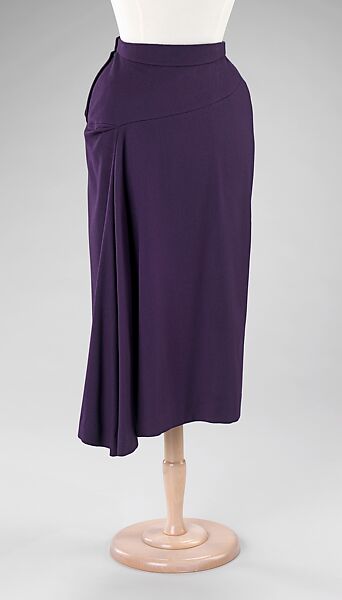 "Side Saddle", Charles James (American, born Great Britain, 1906–1978), wool, American