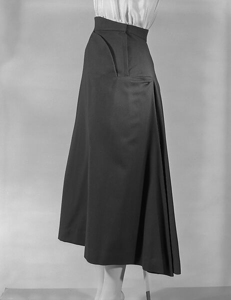 "Side Saddle", Charles James (American, born Great Britain, 1906–1978), wool, American