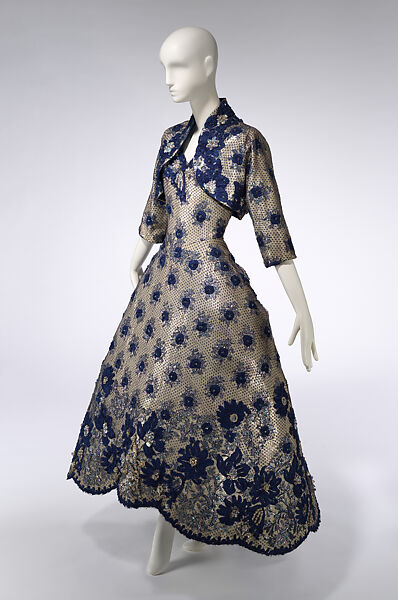 Ball gown, Marguery Bolhagen (American, Carlisle, Pennsylvania 1920–2021 Napa, California), silk, synthetic, American