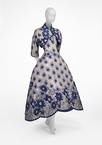 Ball gown, Marguery Bolhagen (American, Carlisle, Pennsylvania 1920–2021 Napa, California), silk, synthetic, American