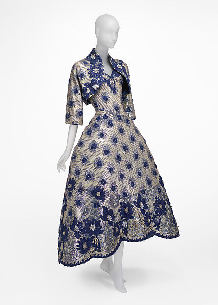 Ball gown, Marguery Bolhagen (American, Carlisle, Pennsylvania 1920–2021 Napa, California), silk, synthetic, American 