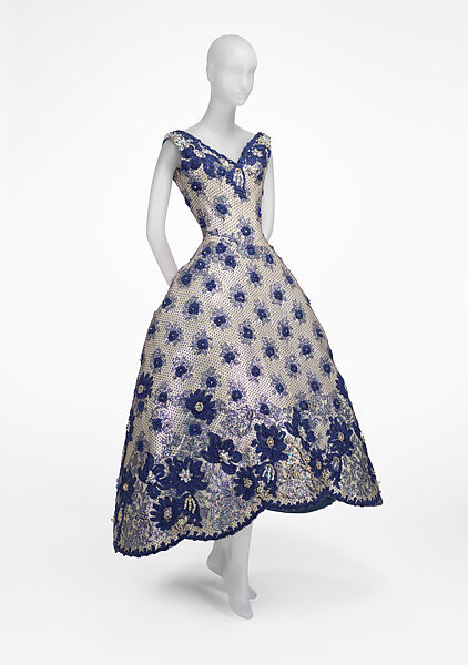Ball gown, Marguery Bolhagen (American, Carlisle, Pennsylvania 1920–2021 Napa, California), silk, synthetic, American