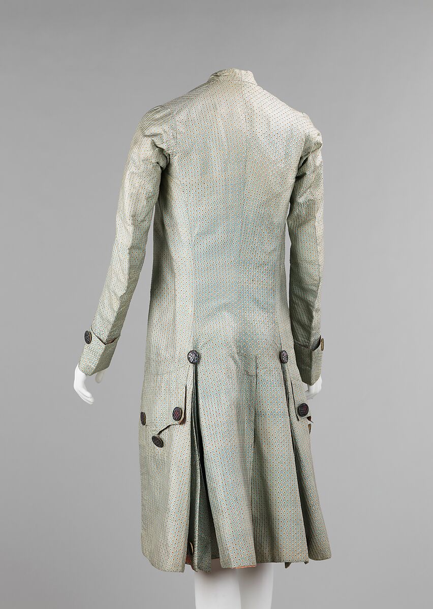 Suit, silk, metal, cotton, French