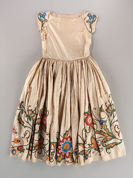 Evening dress, Attributed to House of Lanvin (French, founded 1889), silk, French