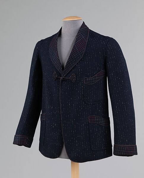 Smoking jacket, Browning, King &amp; Company (American, 1868–1934), wool, American 