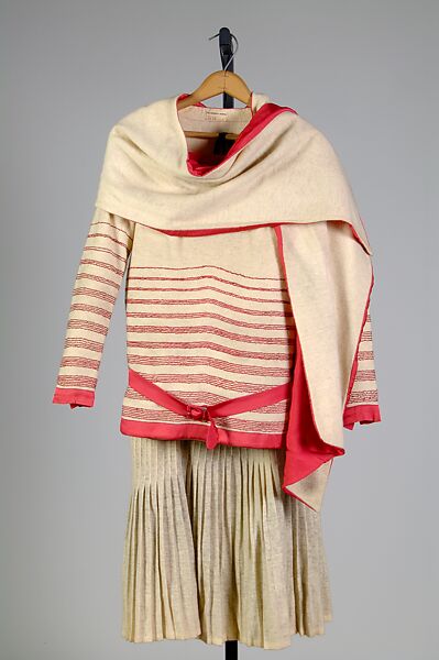 Ensemble, (e) Dobbs (American, New York), silk, wool, American