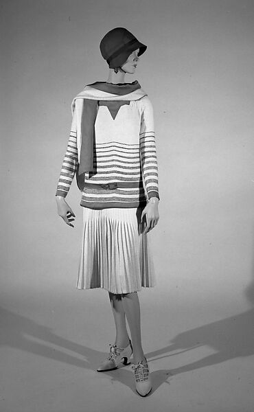 Ensemble, (e) Dobbs (American, New York), silk, wool, American