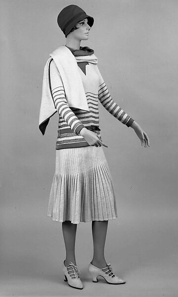 Ensemble, (e) Dobbs (American, New York), silk, wool, American