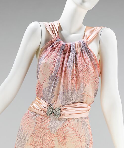 Evening ensemble, House of Vionnet (French, active 1912–14; 1918–39), silk, French