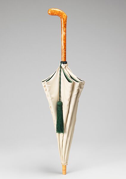 En tout cas, Evans, silk, metal, wood, synthetic, American