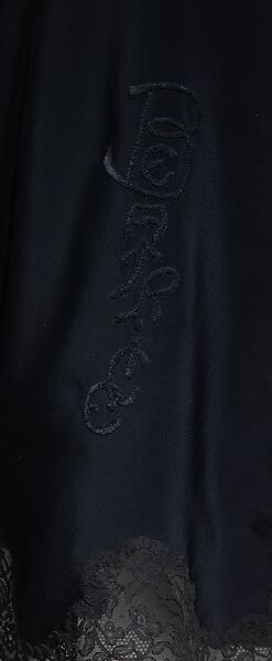 Half slip, silk, probably French