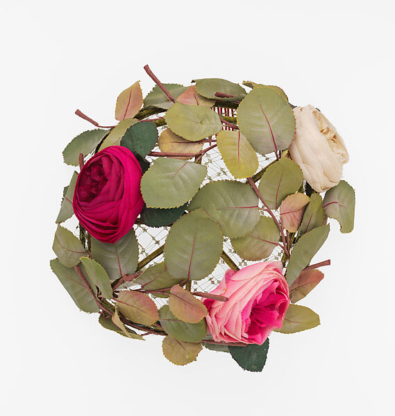 Hat, Henri Bendel (American, founded 1895), silk, cotton, metal, American