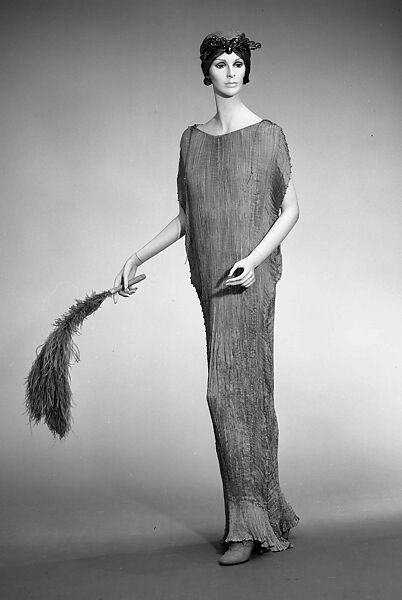 "Delphos", Fortuny (Italian, founded 1906), silk, glass, Italian