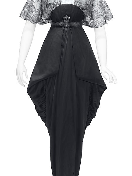 Dinner dress, House of Christoph Drecoll (German, 1912–1931), silk, fur (squirrel), rhinestones, Austrian